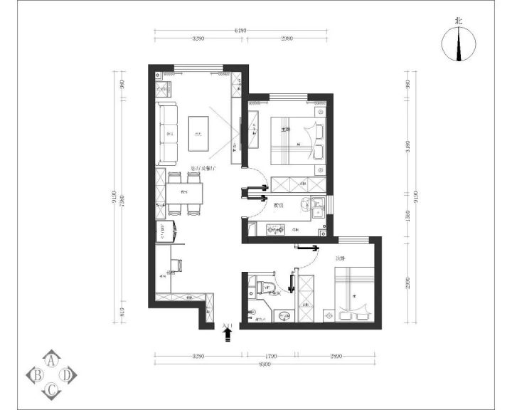 80㎡的兩室一廳怎么設(shè)計(jì)？不如看看這兩套徐建平的作品！